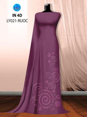 1690255462 872 Vai Ao Dai Hoa Van Chim 4D Thiet Ke 2023