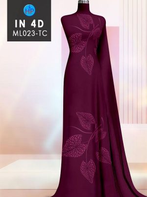 Vải Áo Dài In Lá 4D Độc Đáo AD ML023 40 1690359218 123 Vai Ao Dai In La 4D Doc Dao AD ML023