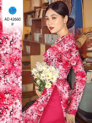 Vai Ao Dai Hoa Deu Kieu Moi AD 42660
