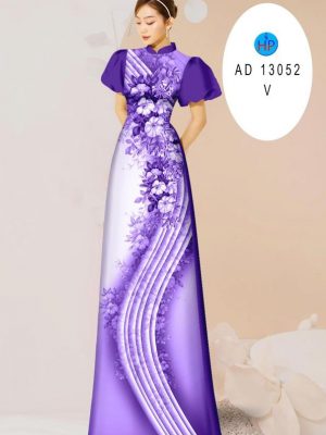 Vải Áo Dài Hoa In 3D Độc Đáo AD 13052 19 Vai Ao Dai Hoa In 3D Doc Dao AD 13052