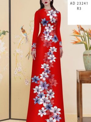 Vải Áo Dài Hoa In 3D Độc Đáo AD 23241 19 Vai Ao Dai Hoa In 3D Doc Dao AD 23241