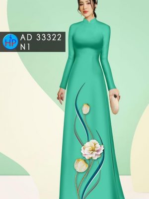 Vải Áo Dài Hoa In 3D Vừa Ra AD 33322 19 Vai Ao Dai Hoa In 3D Vua Ra AD 33322