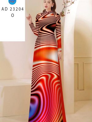 Vai Ao Dai Hoa Van Doc Dao AD 23204