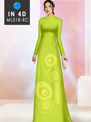 Vải Áo Dài Hoa Văn In 4D Vừa Ra AD ML081 33 Vai Ao Dai Hoa Van In 4D Vua Ra AD
