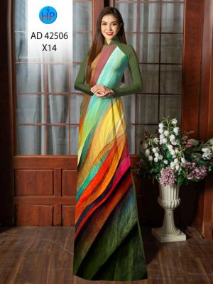 Vải Áo Dài Hoa Văn Thiết Kế 2023 AD 42506 19 Vai Ao Dai Hoa Van Vua Ra AD 42506