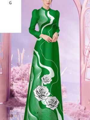 Vải Áo Dài Hoa Hồng Thiết Kế 2023 AD 23196 22 1691030146 814 Vai Ao Dai Hoa Hong Thiet Ke 2023 AD 23196