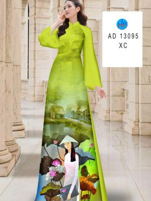 1691721290 4 Vai Ao Dai Co Gai Va Hoa Sen Moi Ra