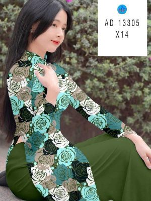 Vải Áo Dài Hoa Hồng Đều Thiết Kế 2023 AD 13305 20 1691721819 601 Vai Ao Dai Hoa Hong Deu Thiet Ke 2023 AD
