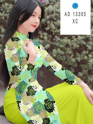 Vải Áo Dài Hoa Hồng Đều Thiết Kế 2023 AD 13305 22 1691721820 91 Vai Ao Dai Hoa Hong Deu Thiet Ke 2023 AD