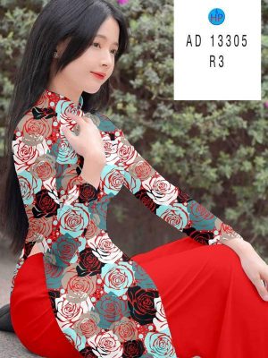Vải Áo Dài Hoa Hồng Đều Thiết Kế 2023 AD 13305 30 1691721824 764 Vai Ao Dai Hoa Hong Deu Thiet Ke 2023 AD