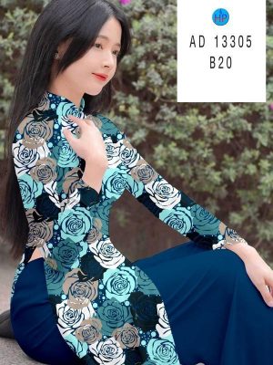 Vải Áo Dài Hoa Hồng Đều Thiết Kế 2023 AD 13305 34 1691721826 2 Vai Ao Dai Hoa Hong Deu Thiet Ke 2023 AD