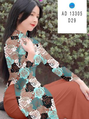 Vải Áo Dài Hoa Hồng Đều Thiết Kế 2023 AD 13305 35 1691721826 421 Vai Ao Dai Hoa Hong Deu Thiet Ke 2023 AD