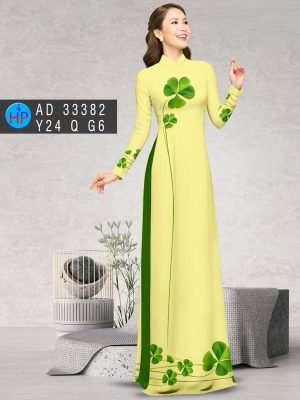 1691722967 752 Vai Ao Dai Co 4 La Doc Dao AD 33382