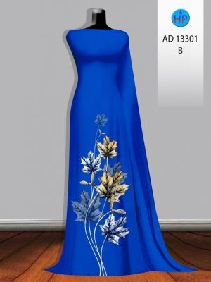 Vải Áo Dài In Hình Lá Vừa Ra AD 13301 23 1691723469 476 Vai Ao Dai In Hinh La Vua Ra AD 13301