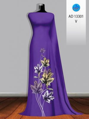 Vải Áo Dài In Hình Lá Vừa Ra AD 13301 32 1691723474 318 Vai Ao Dai In Hinh La Vua Ra AD 13301