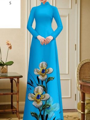 Vải Áo Dài Hoa In 3D Độc Đáo AD 23535 21 1691812449 562 Vai Ao Dai Hoa In 3D Doc Dao AD 23535