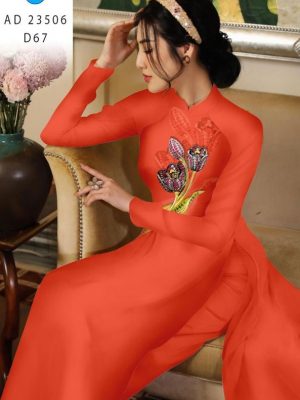 1691985152 617 Vai Ao Dai Hoa Tulip Thiet Ke 2023 AD 23506