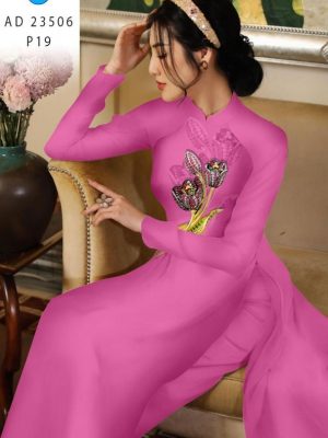 1691985153 646 Vai Ao Dai Hoa Tulip Thiet Ke 2023 AD 23506