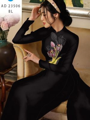 1691985159 772 Vai Ao Dai Hoa Tulip Thiet Ke 2023 AD 23506