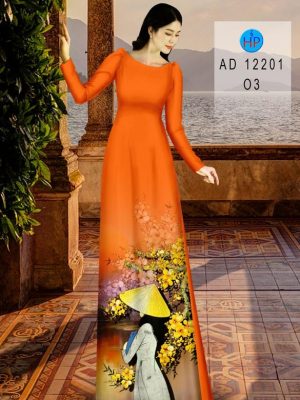 Vải Áo Dài Cô Gái Và Hoa Mai Thiết Kế 2023 AD 12201 21 1692083742 161 Vai Ao Dai Co Gai Va Hoa Mai Thiet Ke