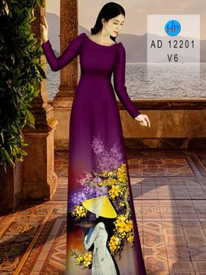 Vải Áo Dài Cô Gái Và Hoa Mai Thiết Kế 2023 AD 12201 26 1692083744 508 Vai Ao Dai Co Gai Va Hoa Mai Thiet Ke
