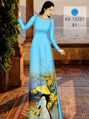 Vải Áo Dài Cô Gái Và Hoa Mai Thiết Kế 2023 AD 12201 31 1692083747 526 Vai Ao Dai Co Gai Va Hoa Mai Thiet Ke