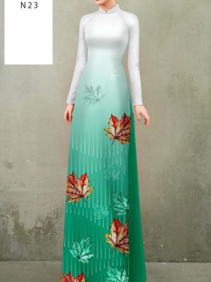 Vải Áo Dài Hình Lá Phong Thiết Kế 2023 AD 23544 20 1692670030 128 Vai Ao Dai Hinh La Phong Thiet Ke 2023 AD