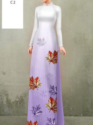 Vải Áo Dài Hình Lá Phong Thiết Kế 2023 AD 23544 33 1692670040 711 Vai Ao Dai Hinh La Phong Thiet Ke 2023 AD
