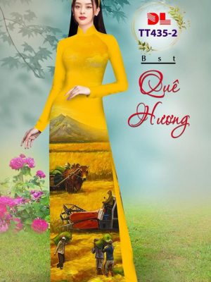 Vải Áo Dài Phong Cảnh Đồng Lúa Chín Thiết Kế 2023 AD TT435 15 1692755045 956 Vai Ao Dai Phong Canh Dong Lua Chin Thiet Ke