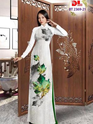 Vải Áo Dài In Hình Lá Vừa Ra AD BT2369 21 1692843742 58 Vai Ao Dai In Hinh La Vua Ra AD BT2369