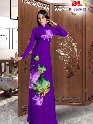Vải Áo Dài In Hình Lá Vừa Ra AD BT2369 24 1692843744 673 Vai Ao Dai In Hinh La Vua Ra AD BT2369