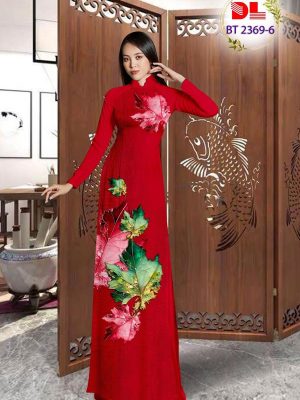 Vải Áo Dài In Hình Lá Vừa Ra AD BT2369 27 1692843745 210 Vai Ao Dai In Hinh La Vua Ra AD BT2369