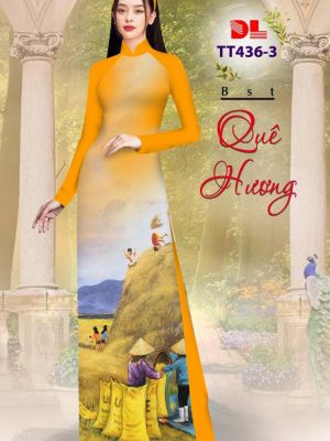 Vải Áo Dài Quê Hương Bông Lúa Chín Vừa Ra AD TT436 17 1692844763 907 Vai Ao Dai Que Huong Bong Lua Chin Vua Ra