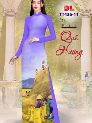 Vải Áo Dài Quê Hương Bông Lúa Chín Vừa Ra AD TT436 21 1692844765 947 Vai Ao Dai Que Huong Bong Lua Chin Vua Ra