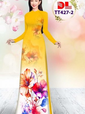 Vải Áo Dài Hoa Dâm Bụt Kiểu Mới AD TT427 25 1693021004 864 Vai Ao Dai Hoa Dam But Kieu Moi AD TT427