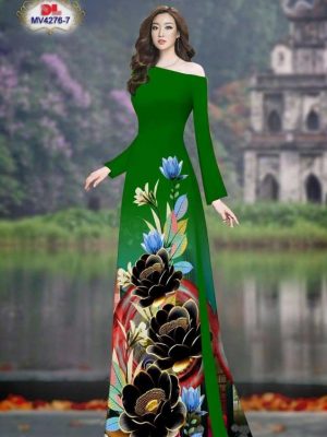 Vải Áo Dài Hoa Sen Sang Trọng Kiểu Mới AD MV4276 31 1693444874 993 Vai Ao Dai Hoa Sen Sang Trong Kieu Moi AD