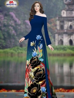 Vải Áo Dài Hoa Sen Sang Trọng Kiểu Mới AD MV4276 39 1693444878 307 Vai Ao Dai Hoa Sen Sang Trong Kieu Moi AD