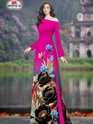 Vải Áo Dài Hoa Sen Sang Trọng Kiểu Mới AD MV4276 42 1693444880 922 Vai Ao Dai Hoa Sen Sang Trong Kieu Moi AD