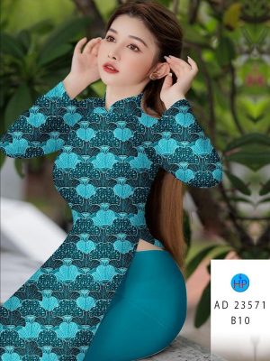 Vải Áo Dài Hoa Đều Độc Đáo AD 23571 19 Vai Ao Dai Hoa Deu Doc Dao AD 23571