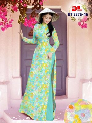 Vải Áo Dài Hoa Đều Mới Ra AD BT2376 13 Vai Ao Dai Hoa Deu Moi Ra AD BT2376