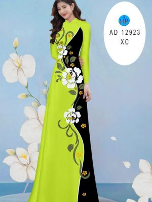 Vải Áo Dài Hoa Dọc Thân Kiểu Mới AD 12923 19 Vai Ao Dai Hoa Doc Than Kieu Moi AD 12923
