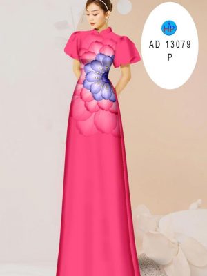 Vải Áo Dài Hoa In 3D Độc Đáo AD 13079 19 Vai Ao Dai Hoa In 3D Doc Dao AD 13079