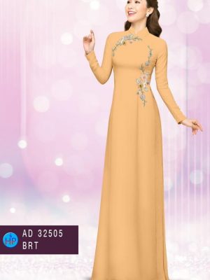 Vải Áo Dài Hoa In 3D Độc Đáo AD 32505 26 Vai Ao Dai Hoa In 3D Doc Dao AD 32505