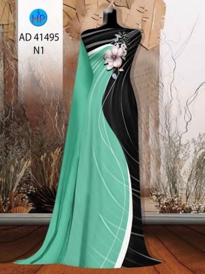 Vải Áo Dài Hoa In 3D Độc Đáo AD 41495 23 Vai Ao Dai Hoa In 3D Doc Dao AD 41495