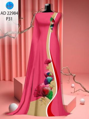 Vải Áo Dài Hoa In 3D Mới Ra AD 22984 19 Vai Ao Dai Hoa In 3D Moi Ra AD 22984