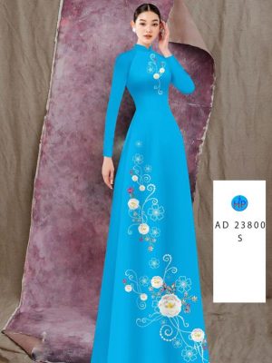 Vải Áo Dài Hoa In 3D Mới Ra AD 23800 19 Vai Ao Dai Hoa In 3D Moi Ra AD 23800
