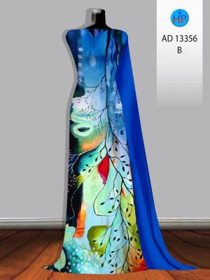 Vải Áo Dài Hoa In 3D Thiết Kế 2023 AD 13356 19 Vai Ao Dai Hoa In 3D Thiet Ke 2023 AD