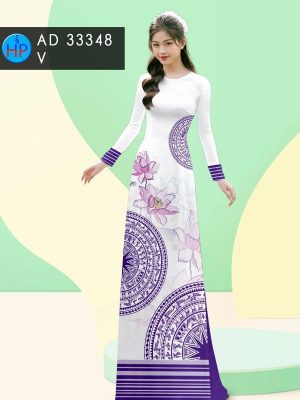 Vải Áo Dài Hoa Sen Và Hoa Văn Trống Đồng Thiết Kế 2023 AD 33348 19 Vai Ao Dai Hoa Sen Va Hoa Van Trong Dong