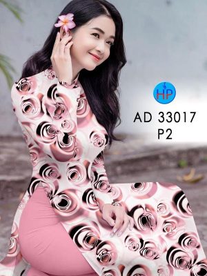 Vải Áo Dài Hoa Văn Đều Kiểu Mới AD 33017 19 Vai Ao Dai Hoa Van Deu Kieu Moi AD 33017