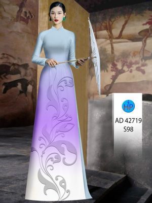Vải Áo Dài Hoa Văn Độc Đáo AD 42719 19 Vai Ao Dai Hoa Van Doc Dao AD 42719